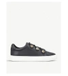 KURT GEIGER LARNIE LACE-UP LEATHER TRAINERS