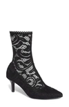 OPENING CEREMONY QUEEN STRETCH LACE SOCK BOOTIE,P28ZDC16157