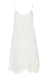 Isabel Marant Étoile Amelie Embroidered Cotton-voile Mini Dress In White