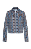 PRADA PRINTED CREPE JACKET,682169