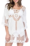 LA BLANCA ZEN OASIS COVER-UP TUNIC,LA9EN55