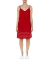 TED BAKER COLOUR BY NUMBERS LANCHAL STITCH-DETAIL DRESS,WC8W-GD52-LANCHAL