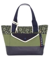 TOMMY HILFIGER CLASSIC TOMMY CANVAS FLORAL TOTE