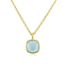 Auree Jewellery Brooklyn Gold Vermeil & Blue Topaz Necklace