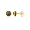 Auree Jewellery Savanne Gold Vermeil & Labradorite Stud Earrings