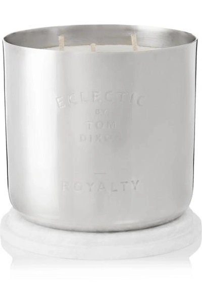 Tom Dixon Eclectic Royalty Scented Candle, 540g In Silver