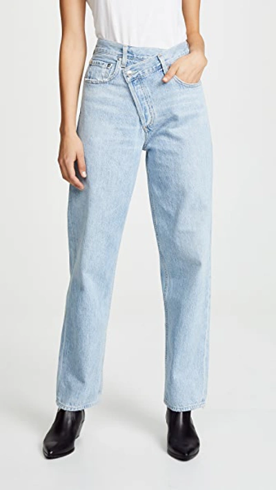 Agolde Crisscross Jeans In Suburbia