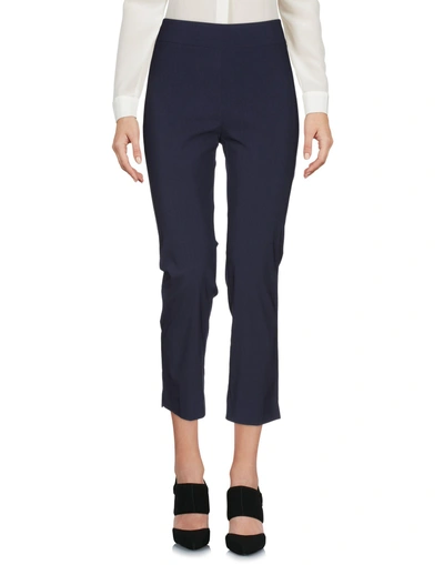 Avenue Montaigne Cropped Pants In Blue