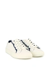 TORY BURCH TORY SPORT RUFFLE-TIM LEATHER SNEAKERS,6525294