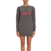 Alberta Ferretti Sunday Sweater Dress In Grey