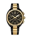 FENDI Momento Fendi Two-Tone Stainless Steel Chronograph Bracelet Watch