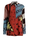 ETRO Silk Mix-Pattern Shirt