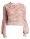 ZIMMERMANN Unbridled Mohair-Blend Crop Sweater