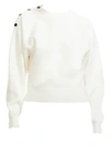 MAJE Snap-Button Sweatshirt