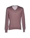 Gran Sasso Sweaters In Mauve