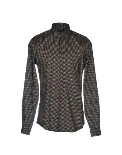 Antony Morato Checked Shirt In Dove Grey