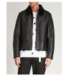 MCQ BY ALEXANDER MCQUEEN SHEARLING LEATHER JACKET