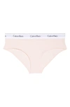 Calvin Klein Womens 2nt Nymphs Thigh Plus Modern Cotton Cotton-blend Hipster Briefs Xxxl In Nymphs Thigh