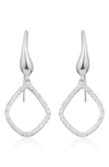 MONICA VINADER RIVA KITE DIAMOND DROP EARRINGS,GP-EA-RIKI-DIA