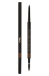 Saint Laurent Couture Brow Slim Eyebrow Pencil In 03 Soft Brown