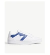 MAJE FRENCHIE LEATHER-DETAIL CANVAS TRAINERS