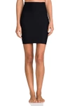 Commando Half Slip With Control Shorts In Black