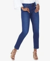 Nydj Sheri Slim Ankle Cuffed Jeans In Bluewell In Cooper
