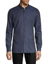 THE KOOPLES Printed Cotton Button-Down Shirt,0400098847889