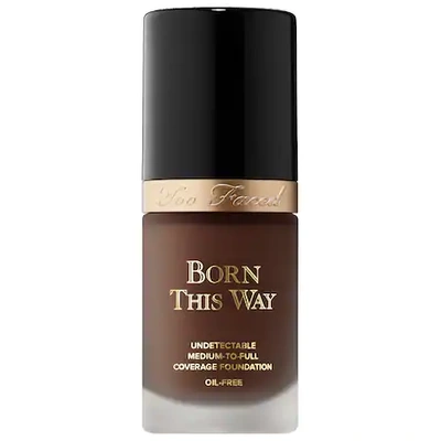 TOO FACED BORN THIS WAY NATURAL FINISH LONGWEAR LIQUID FOUNDATION GANACHE 1 OZ/ 30 ML,P397517