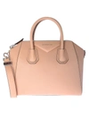 Givenchy 'small Antigona' Leather Satchel - Beige
