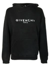 GIVENCHY DISTRESSED LOGO HOODIE,10634444
