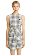 ALEXANDER WANG Deconstructed Tie Front Dress