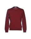 Gran Sasso Sweater In Maroon
