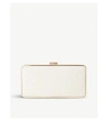 LK BENNETT WHITE RETRO X JENNY PACKHAM NORA LACE LEATHER CLUTCH BAG