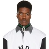 JW ANDERSON JW ANDERSON GREY THICK STRIPE NECK BAND