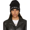 Givenchy Intarsia Wool Beanie In Black/white