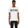Moschino T-shirt Mit Logo-print In White
