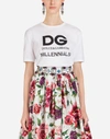 Dolce & Gabbana White 'dg Millennials' T-shirt
