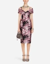 DOLCE & GABBANA LUREX JACQUARD DRESS,F69X4TFJM8YS8350