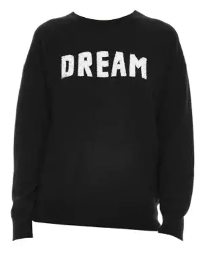 Sandro Charles Dream Wool & Cashmere Graphic Sweater In Black