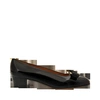 Ferragamo 30mm Vara 1 Patent Leather Pumps In Black