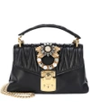 MIU MIU MATELASSÉ LEATHER SHOULDER BAG,P00338740