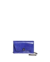 Akris Anouk Mini Envelope Lizard Crossbody Bag In Blue