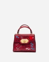 DOLCE & GABBANA MURAL-PRINT CALFSKIN WELCOME HANDBAG,BB6374AH197HRP52