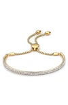 Monica Vinader Fiji Diamond Pave Toggle Petite Bracelet (online Trunk Show) In Gold/ Diamond