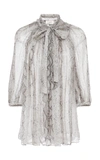 ZIMMERMANN CORSAGE FLUTED BLOUSE,5453TCOR