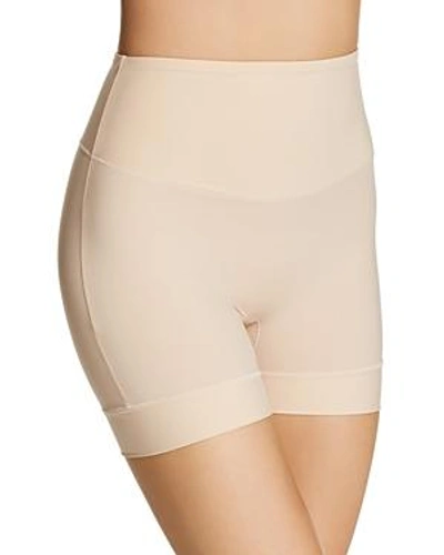 Yummie Tummie Tamers Mid Waist Shaping Shorts In Frappe