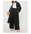 Max Mara Lilia Belted Cashmere Coat In Navy