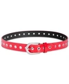 DKNY SPAZZOLATO GROMMETED BELT, CREATED FOR MACY'S