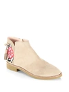 KATE SPADE Bellville Embroidered Suede Boots,0400097861147